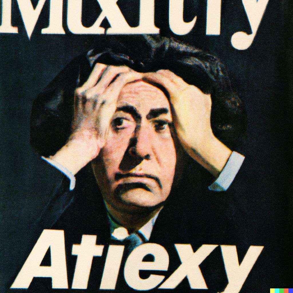 a representation of anxiety, front cover of Time magazine, 1980